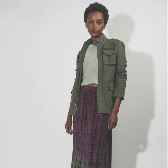 Anine Bing | Army Jacket in Khaki Green Sz. S - Picture 13 of 14